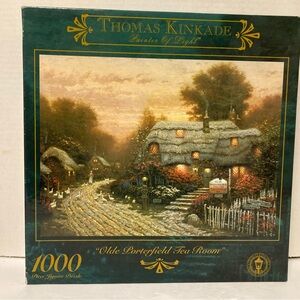Thomas Kinkade 1000 Piece Puzzle "Olde Porterfield Tea Room" 27"x20" NEW